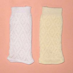 Diamond Pattern Mesh Knee Hi